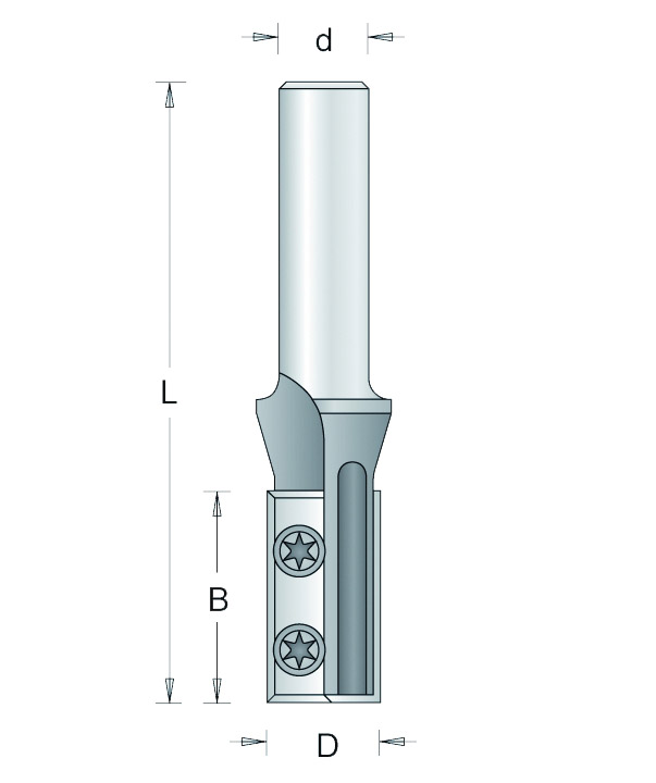 HM Groeffrees met wisselmessen 30mm